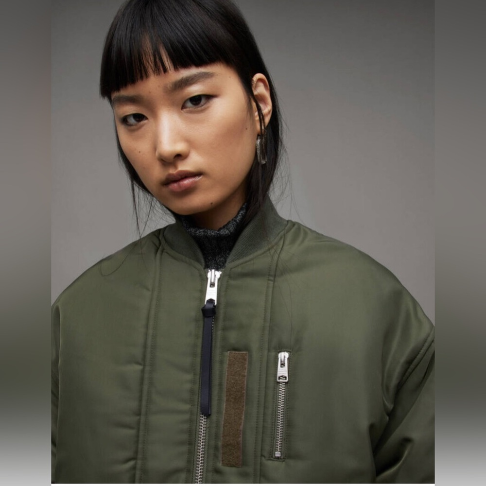 NWT $499 ALLSAINTS Scout Bomber Jacket - Picture 3 of 15